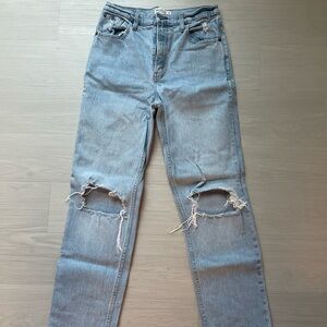 Abercrombie Ulta High Rise 90s Straight Jeans